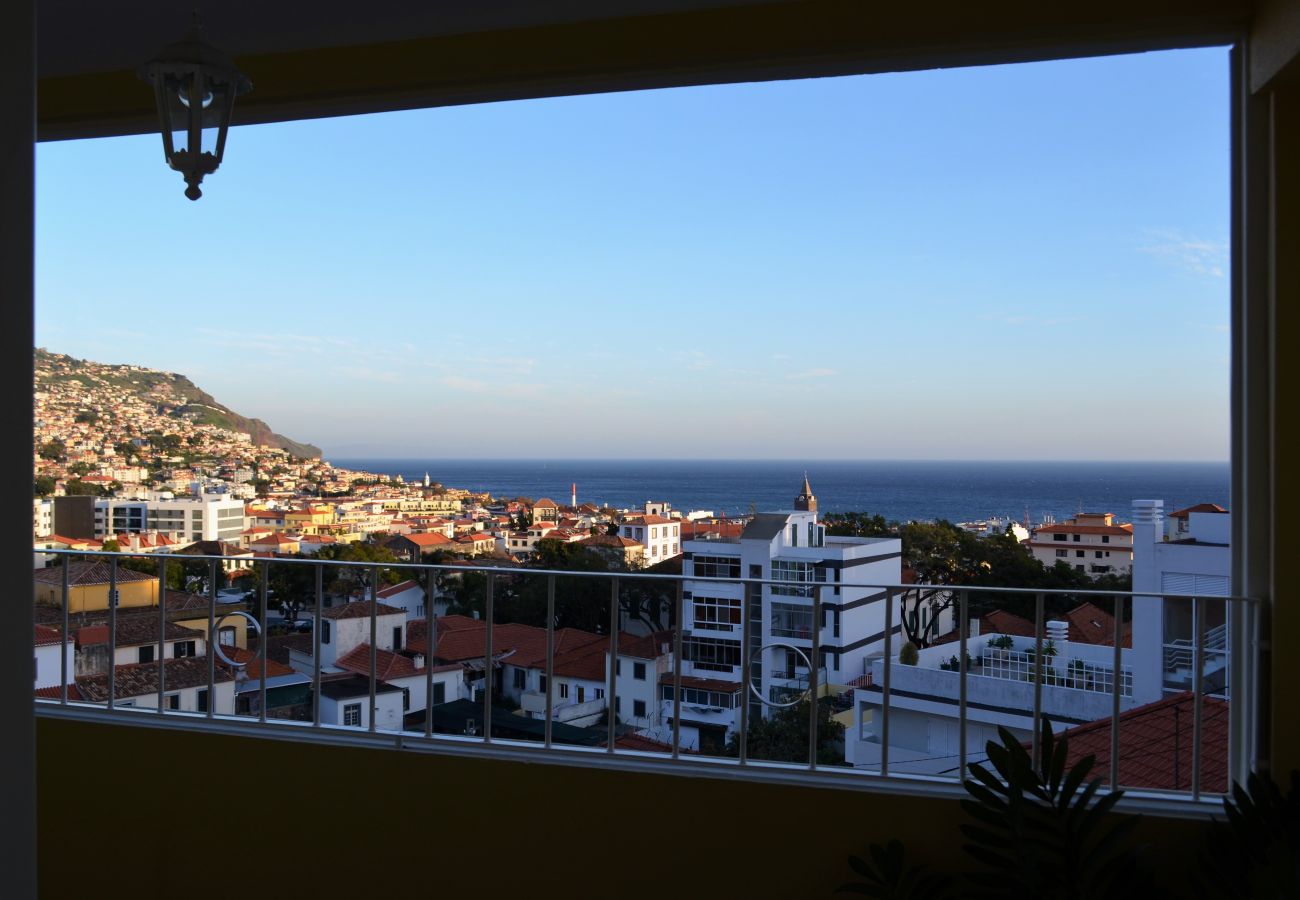 Funchal Window City Center House varanda com vista para o centro do Funchal
