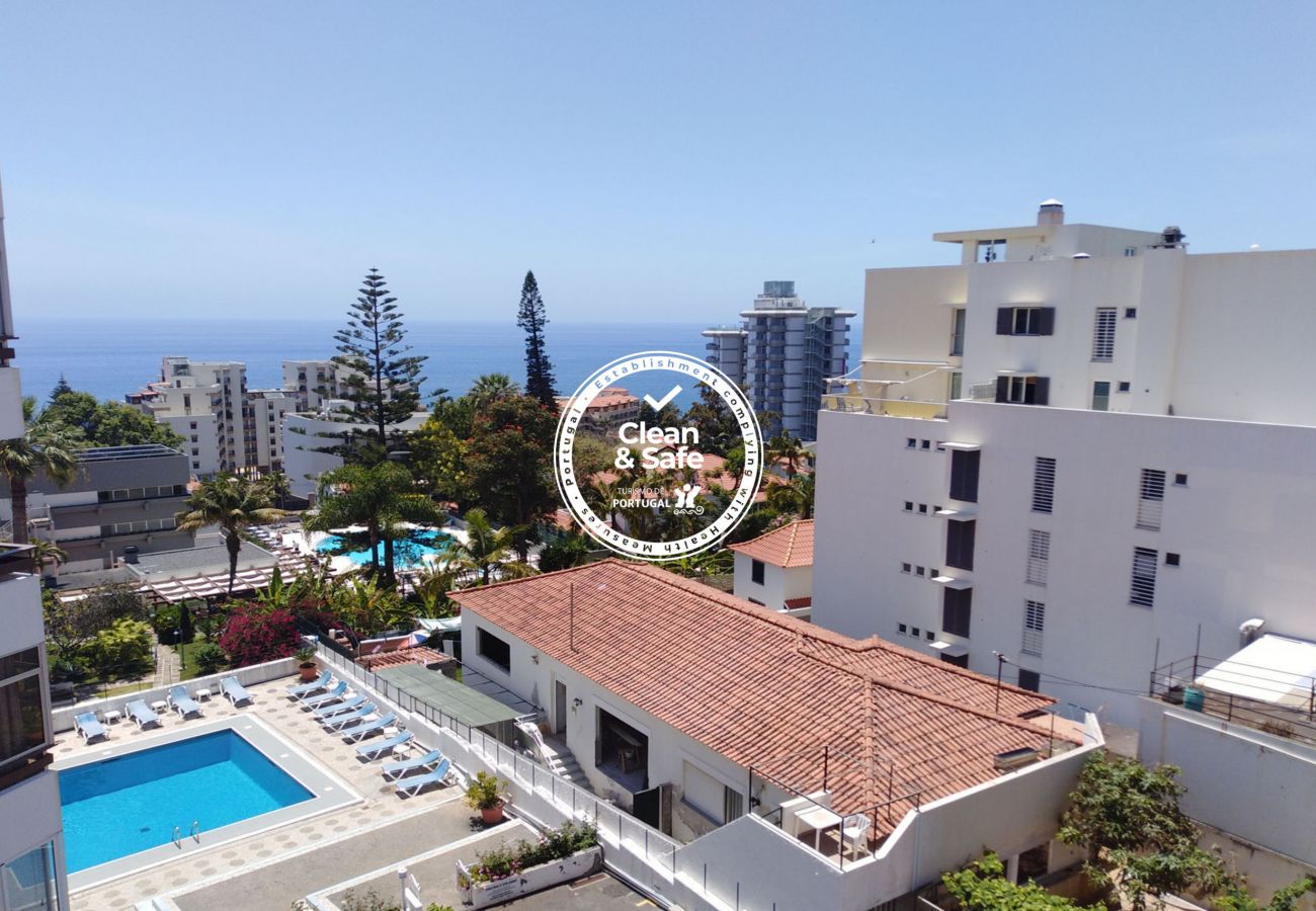 Sea View Funchal City Madeira Island Sea